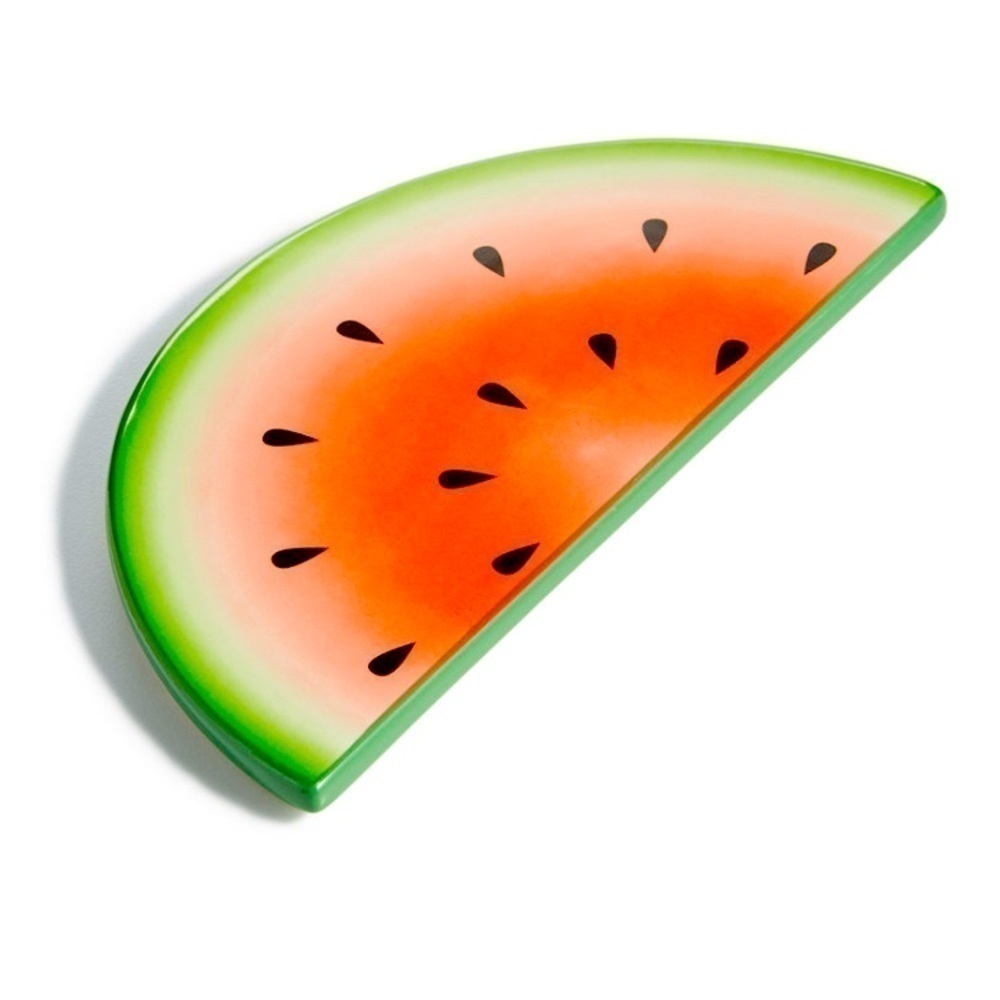 Martha Stewart Watermelon Trivet Eartenware NWT